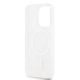 11. DKNY IML Checkered Mono Pattern & Printed Stripes MagSafe case for iPhone 15 Pro - pink