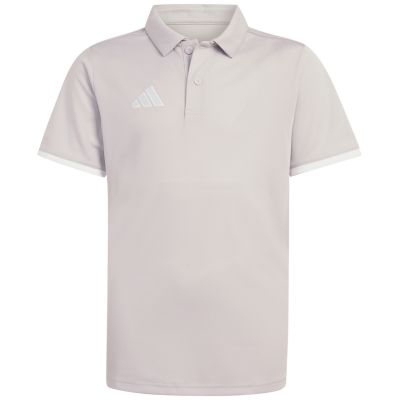 10. adidas Entrada 26 Polo Light Gray Kids' T-Shirt JZ6628