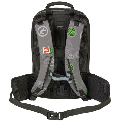 3. LEGO Ninjago Petersen School Backpack 20209-2501 Gray One size