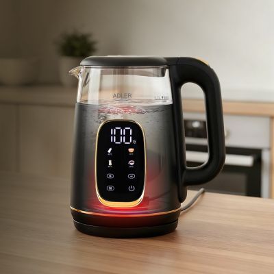 20. ADLER AD 1305 electric kettle black and gold