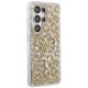 4. Guess IML Leopard Print Triangle MagSafe Case for Samsung Galaxy S26 Ultra - Brown