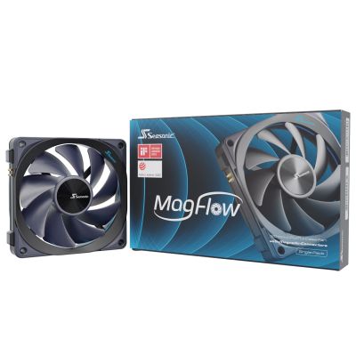 12. Computer case with a set of 3 12 cm black fans