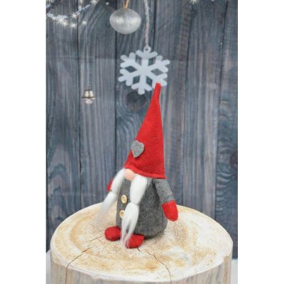 9. DECORATIVE gnome with a heart 20cm girl