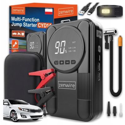 Booster Powerbank Jump Starter Car Compressor Zenwire CYD14