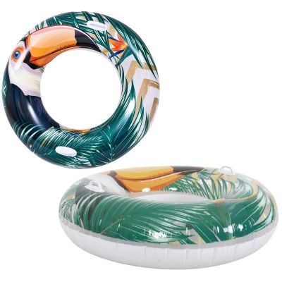 TROPICAL SWIMMING RING 115CM 37598 GREEN