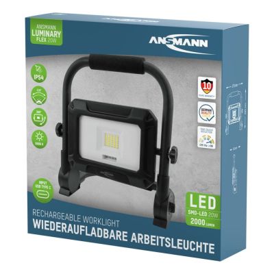 7. Ansmann FL20W-R 20 W 2000 lm Daylight white portable industrial light