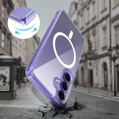 5. Tech-Protect FlexAir Hybrid MagSafe Case for Samsung Galaxy A17 4G / 5G - Transparent