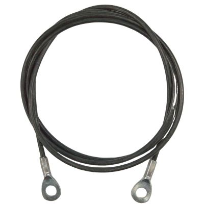 6. Cable for Multi-Gym, 186 cm, Eyelet-to-Eyelet, Steel
