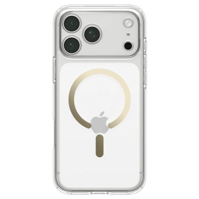 4. Spigen Ultra Hybrid MagSafe Case for iPhone 18 Pro Max / 17 Pro Max - Transparent Gold