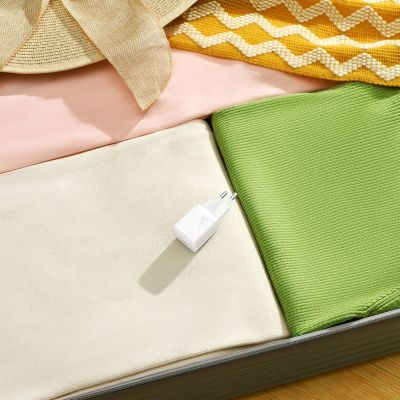 10. Baseus GaN5 USB-C 30W Wall Charger with Baseus Dynamic 3 USB-C 100W 1m Cable - White