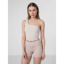 Women's One-Shoulder Yoga Crop Top 4F H4Z22-TSD033