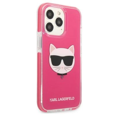 4. Karl Lagerfeld Choupette Head case for iPhone 13 Pro / iPhone 13 - fuchsia