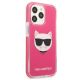 4. Karl Lagerfeld Choupette Head case for iPhone 13 Pro / iPhone 13 - fuchsia
