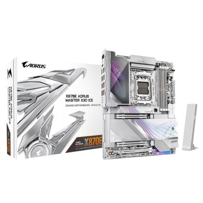 GIGABYTE X870E AORUS MASTER X3D ICE AMD X870E Socket AM5 ATX