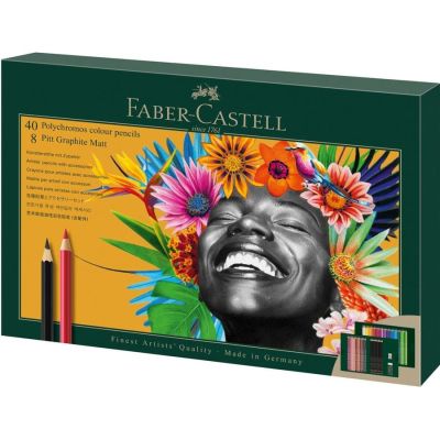 Faber-Castell Polychromos & Pitt Graphite Matt Set Multicolor 48 pcs.