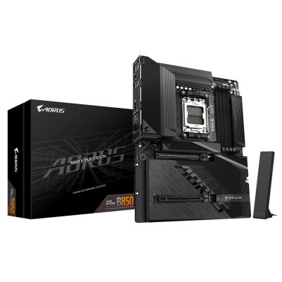 2. GIGABYTE B850 AORUS STEALTH AMD B850 Socket AM5 ATX