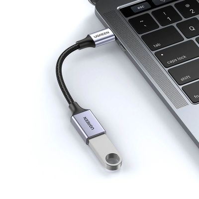 15. Ugreen OTG adapter cable USB-C (male) - USB-A (female) 5Gb/s 0.15m black (US378)