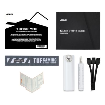 23. ASUS TUF Gaming TUF-RTX5070TI-O16G-WHITE-GAMING NVIDIA GeForce RTX 5070 Ti 16 GB GDDR7