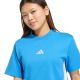 4. adidas Essentials 3-Stripes Cotton Women's T-Shirt Light Blue KC5197