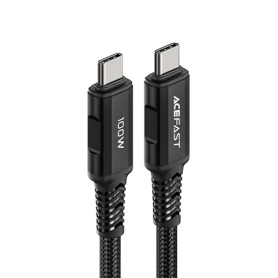 2. Acefast C4-03 Black USB-C - USB-C PD QC cable 100W 5A 480Mb/s 2m - black