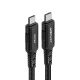 2. Acefast C4-03 Black USB-C - USB-C PD QC cable 100W 5A 480Mb/s 2m - black