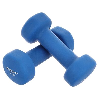 3. EB FIT neoprene dumbbell 2 kg blue 1029252
