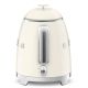 10. SMEG KLF05CREU mini 0.8L creme kettle