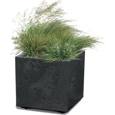 5. SIERRA SQUARE CONCRETE EFFECT FLOWER POT 39x39 ANTHRACITE