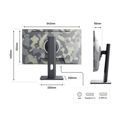 10. JAPANNEXT 60.5 cm JN-IPS238FHD200F-HSP-Camo 16:9 HDMI FHD monitor