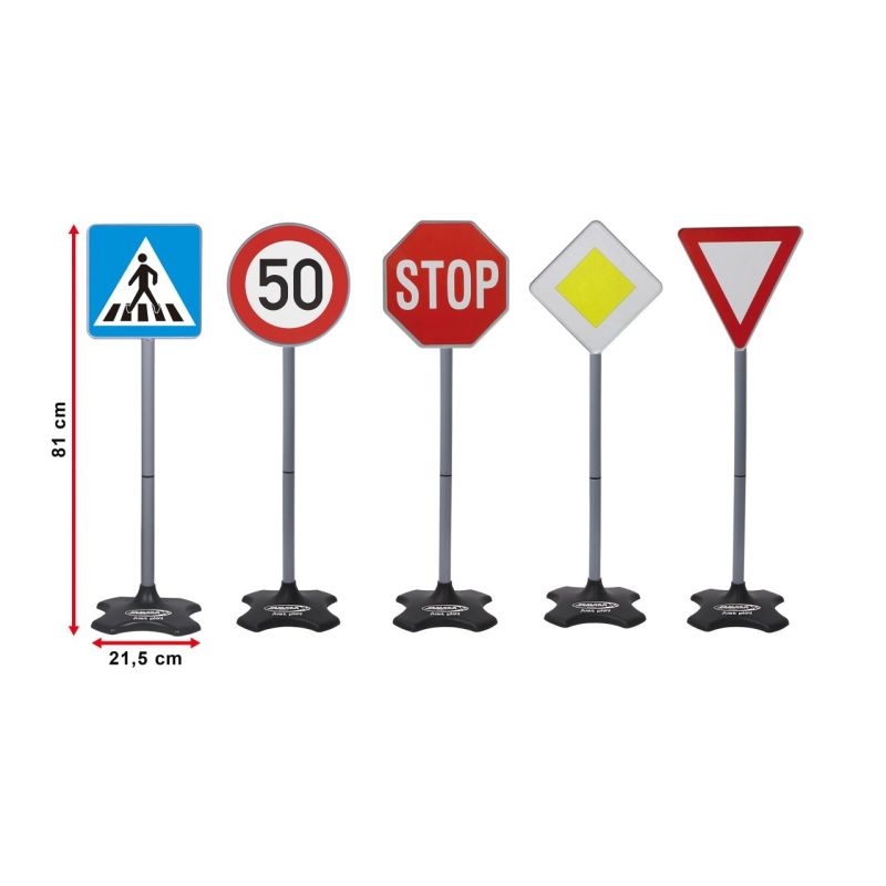 3. Jamara 460257 Rocking Toy Accessory Road Sign Set