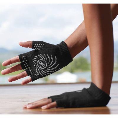 3. Gaiam Fingerless Anti-Slip Gloves 54029