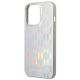 6. Karl Lagerfeld Karl Lagerfeld Monogram Iridescent case for iPhone 14 Pro - silver