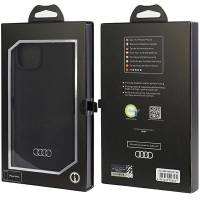 7. Audi Silicone Case for iPhone 15 Plus - black