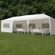11. GARDEN PAVILION CATERING TENT PE 9x3M + 8 WALLS WHITE