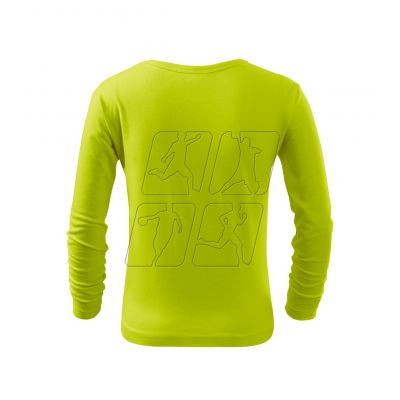 2. Malfini Fit-T LS Jr T-shirt MLI-12162 lime