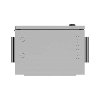 10. WALL-HUNG RACK CABINET 10" HERMETIC IP55 WALL/POLE MOUNTING 320X220X400 GRAY LANBERG (ASSEMBLED)