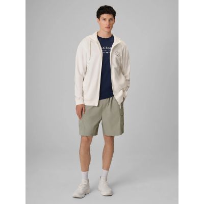 3. Men's regular hooded sweatshirt 4F 4FRSS26TSWSM2978-11S