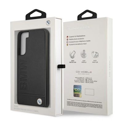 8. BMW Signature Logo Imprint Case for Samsung Galaxy S22+ - Black