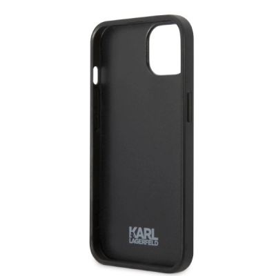 7. Karl Lagerfeld KLHCP13LPMNIKBK iPhone 13 Pro / 13 6.1" hardcase black/black Monogram Ikonik Patch