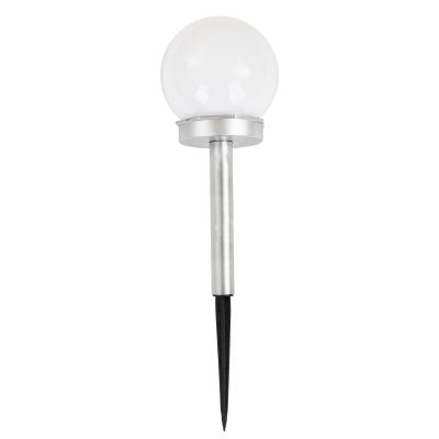 10. SOLAR LAMP MILK GLOBE 10x35CM