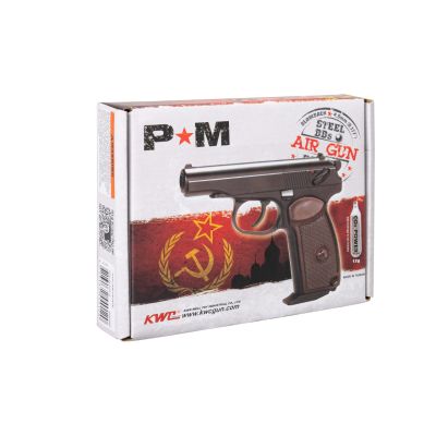 7. RANGER PM BB KWC air pistol cal. 4.5 BBs Blow Back 15 shots FULL METAL CO2 (AAKCMB440AZB)