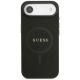 3. Guess Saffiano Classic Logo MagSafe case for iPhone Air - black