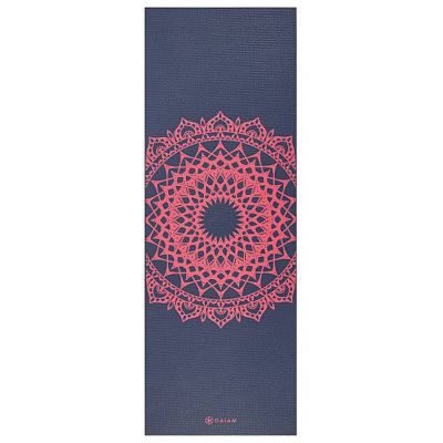 3. GAIAM Pink Marrakesh Yoga Mat 4 MM 62429