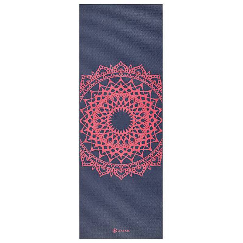 3. GAIAM Pink Marrakesh Yoga Mat 4 MM 62429