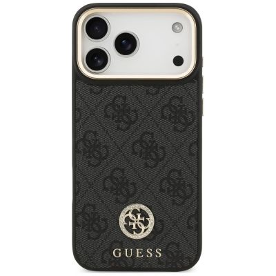 3. Guess 4G Strass Logo MagSafe Case for iPhone 18 Pro Max / 17 Pro Max – black