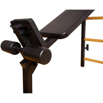 92. GYMNASTIC LADDER, HANDLEBAR AND BENCH BENCHK 733B