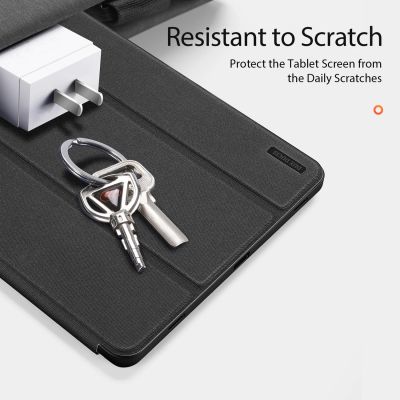 5. Dux Ducis Domo flip and smart sleep case for Samsung Galaxy Tab S9 - black