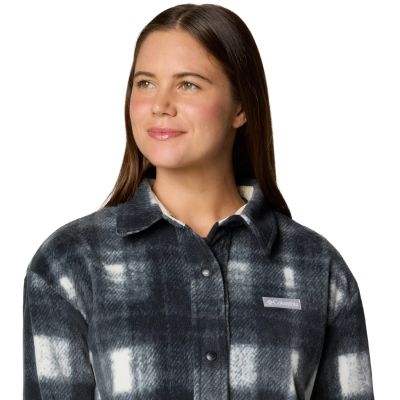 4. Columbia Benton Springs Fleece Shirt Jacket II 2085661191 Gray L