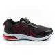 4. Leomil children's sports shoes Pokemon sneakers lightweight with velcro LED black