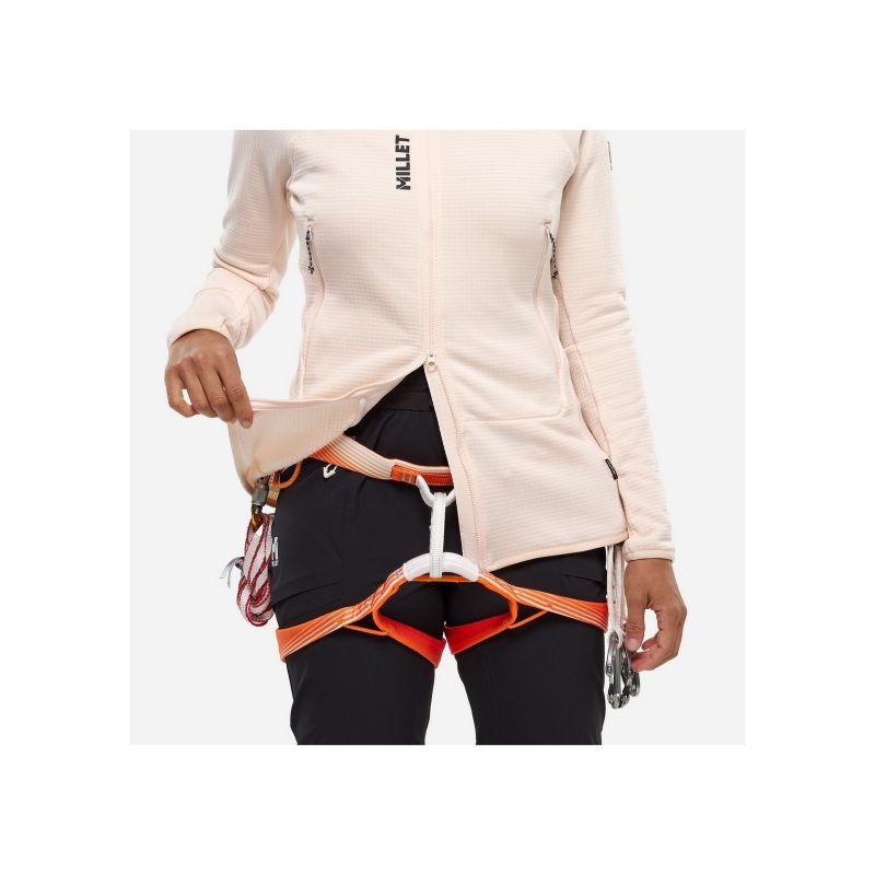 4. MILLET Fusion Grid Hoodie in Light Pink